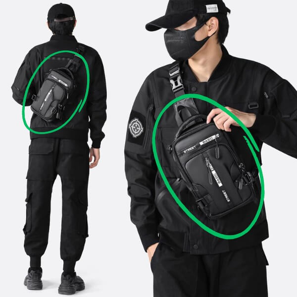 Anti Theft Sling Crossbody Backpack